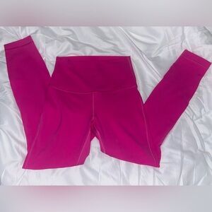 Sonic Pink Lululemon Align Leggings - Size 4